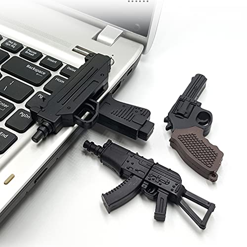 Cartoon USB 2.0 Flash Drive Memory Thumb Stick Date Storage Jump Pendrive Cute Funny Gun Shape with Key Chain for Computer Laptop Novelty Gift AK47 16GB | The Storepaperoomates Retail Market - Fast Affordable Shopping