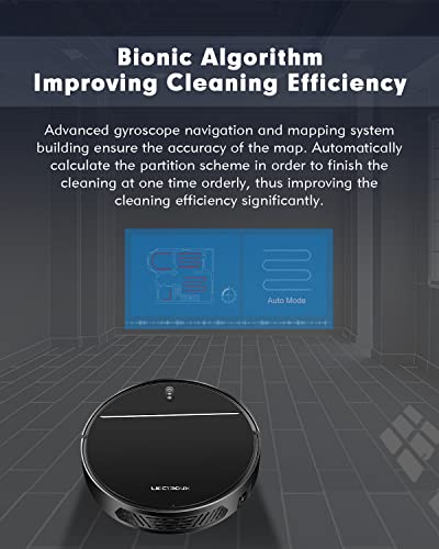 Liectroux M7S Pro Hybrid Robot Vacuum Cleaner, Smart Dynamic Navigation, Super Suction 4000Pa, Great for Cleaning Your Dog or Cat’s Fur. Sweep and mop, WiFi,, Quiet, Auto-Recharge | The Storepaperoomates Retail Market - Fast Affordable Shopping