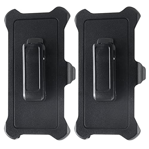 [2 Pack] iPhone 13 Pro Max (6.7″) “ONLY” Replacement Belt-Clip Holster Compatible with Otterbox Defender Series Case