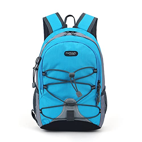 10L Small Size Waterproof Kids Sport Backpack,Miniature Outdoor Hiking Traveling Daypack,for Girls Boys Height Under 4 feet (Light Blue)