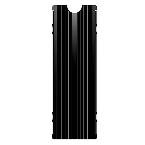 M.2 Heatsink Cooler 2280 SSD Double-Sided Heat Sink with Thermal Silicone pad for PS5/PC PCIE NVME M2 SSD(Black）)