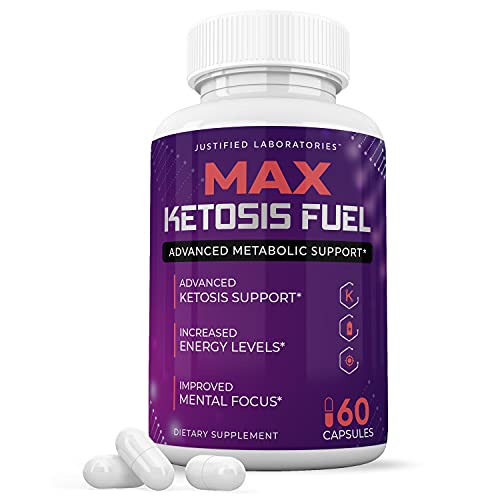Max Ketosis Fuel Pills Includes Apple Cider Vinegar goBHB Exogenous Ketones Advanced Ketogenic Supplement Ketosis Support for Men Women 60 Capsules
