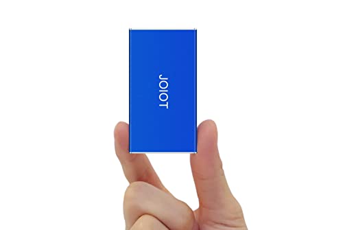 JOIOT Mini Portable SSD 240GB External Solid State Drive – Up to 540MB/s, USB 3.1 Gen 2 Ultra-Slim External SSD, Blue