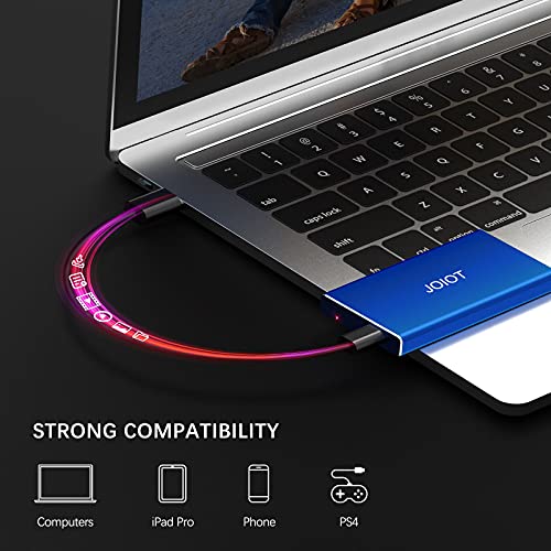 JOIOT Mini Portable SSD 240GB External Solid State Drive – Up to 540MB/s, USB 3.1 Gen 2 Ultra-Slim External SSD, Blue | The Storepaperoomates Retail Market - Fast Affordable Shopping