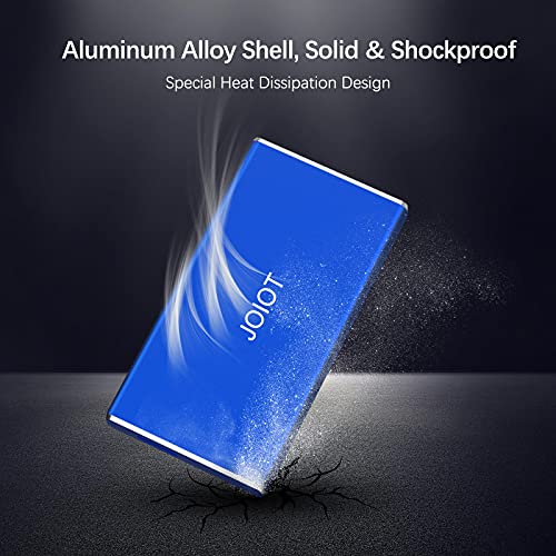 JOIOT Mini Portable SSD 240GB External Solid State Drive – Up to 540MB/s, USB 3.1 Gen 2 Ultra-Slim External SSD, Blue | The Storepaperoomates Retail Market - Fast Affordable Shopping