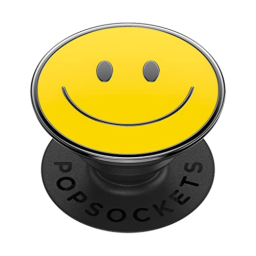 PopSockets PopGrip – Expanding Stand and Grip with Swappable Top – Enamel Be Happy