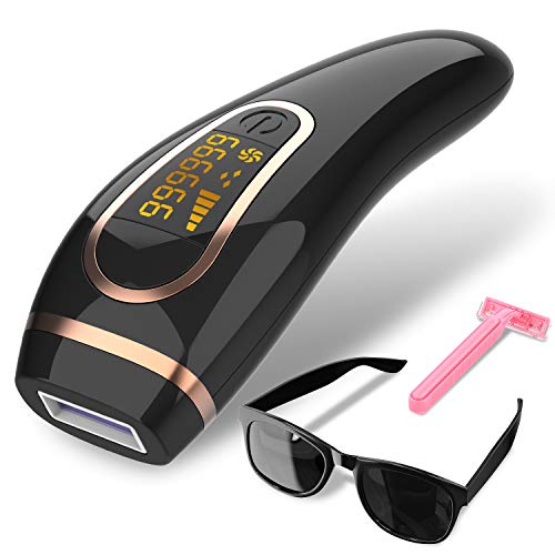 SeiShio IPL Hair Removal for Women Men – Permanent Painless At-Home Hair Remover Device for Whole Body Use, 599,999 Unlimited Flashes