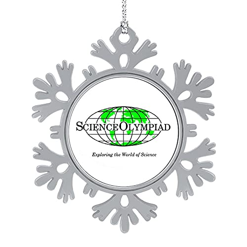 Hitonlon Christmas Ornament 2022-Science Olympiad Snowflake Pendant for Christmas Tree Decorations Xmas Gift 1 PCS