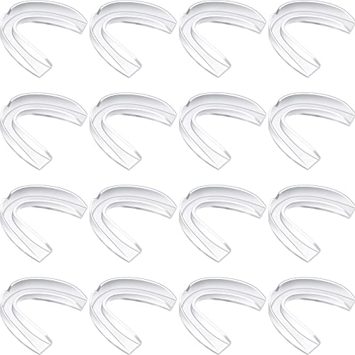 30 Pack Sports Mouth Guard Athletic Mouth Guard Moldable Youth Mouthguard Protective Teeth Mouth Guard Hockey Mouth Guard for Youth Adult Protection Football Basketball Boxing (Clear)