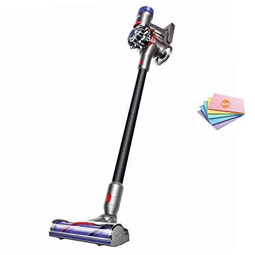 Dyson V8 Motorhead Cordless Stick Vacuum Cleaner: Lightweight Design, HEPA Filter, Bagless, Direct-Drive Cleaner Head, Rechargeable, 2 Tier Radial Cyclones (Black)