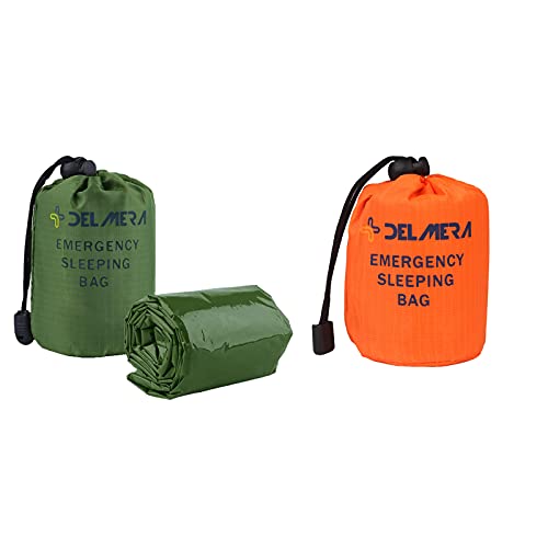 Orange & Green Emergency Sleeping Bag