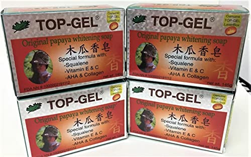 Top+Gel Original Papaya Soap 4-pack Special Formula Philippine Beauty Product | The Storepaperoomates Retail Market - Fast Affordable Shopping