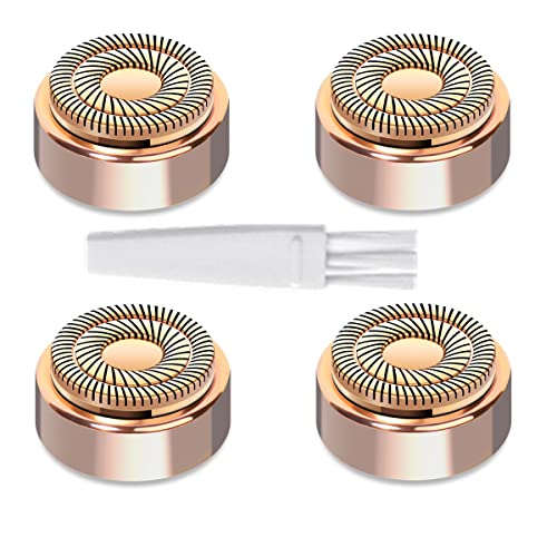 Facial Hair Remover Replacement Heads for Face,Compatible with Finishing Touch Flawless Facial Hair Removal Tool for Women,As Seen ON TV 18K Rose Gold Generation 2 Double Halo