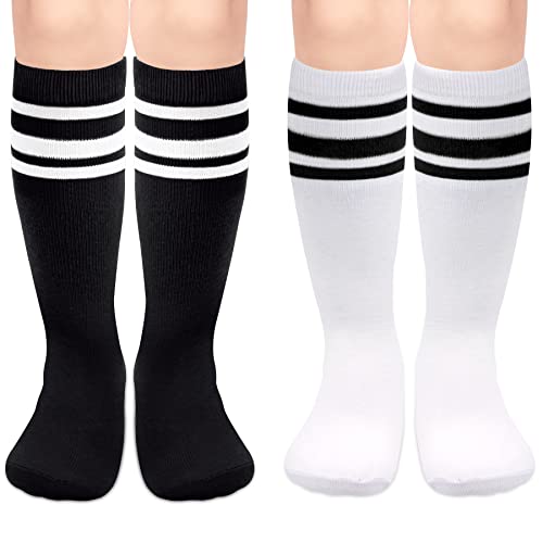 Olreco Kids Soccer Socks Girls Soccer Socks Kids Knee High Socks for Baby Girls Toddler Soccer Socks Boys Baby Knee High Socks