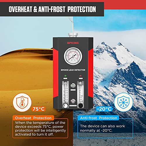 EVAP Smoke Leak Detector Locator,Dual Modes Vacuum Leak Tester, Diagnostic Fuel Pipe Leak Tester with Flow Meter for 12V Cars, Motorcycles, Snowmobiles, ATV, Light Trucks, Boats | The Storepaperoomates Retail Market - Fast Affordable Shopping