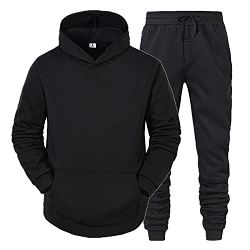 aihihe Mens Sweatsuits 2 Piece With Hoodie Tracksuit Sets Color Block Casual Jogging Suits for Men