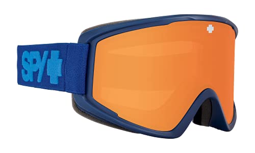 SPY Optic Crusher Elite Snow Goggle, Winter Sports Protective Goggles, Color and Contrast Enhancing Lenses, Elite Matte Navy – LL Persimmon Lenses