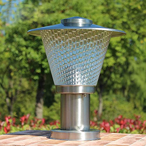 HSCW Modern Minimalist Creative Lawn Lamp Outdoor Lighting Column Lamp Courtyard Waterproof Decoration Post Lamp Home Garden Stainless Steel Anti-Rust Pillar Light E27 | The Storepaperoomates Retail Market - Fast Affordable Shopping