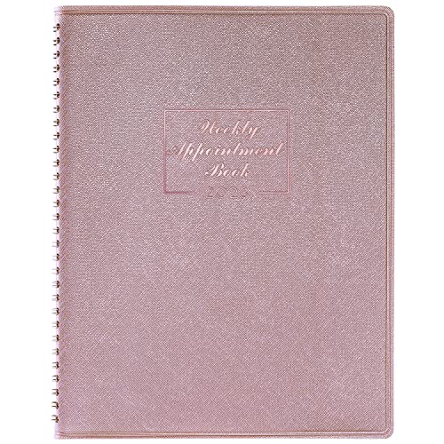 2023 Weekly Appointment Book – Daily Hourly Planner 2023, January 2023- December 2023, 8.4″ x 10.6″, 15-Minute Interval, Flexible Soft Cover, Twin-Wire Binding, Perfect for Your Life