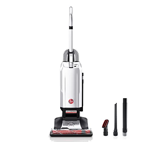 Hoover Complete Performance Corded Bagged Upright Vacuum Cleaner, UH30651, White