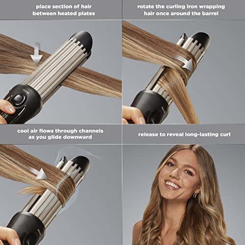INFINITIPRO BY CONAIR Cool Air Curling Iron, Protects Against Damage and Locks in Style for Effortless Long Lasting Curls & Waves | The Storepaperoomates Retail Market - Fast Affordable Shopping