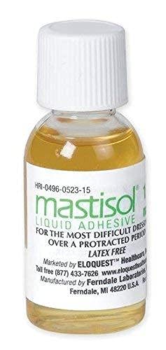 Ferndale Mastisol Liquid Adhesive in 15 mL Bottle, Unit Dose, Latex Free, Each Ferndale Model: 0496-0523-15