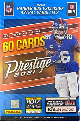 2021 Prestige NFL Football Hanger Box 60 Cards. Exclusive Astral Parallel Cards | The Storepaperoomates Retail Market - Fast Affordable Shopping