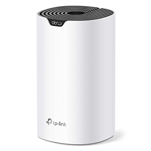 TP-Link Deco Whole Home Mesh WiFi System (Deco S4) – Up to 2,000 Sq.ft. Coverage, WiFi Router/Extender Replacement, Gigabit Ports, 1-Pack (Renewed)