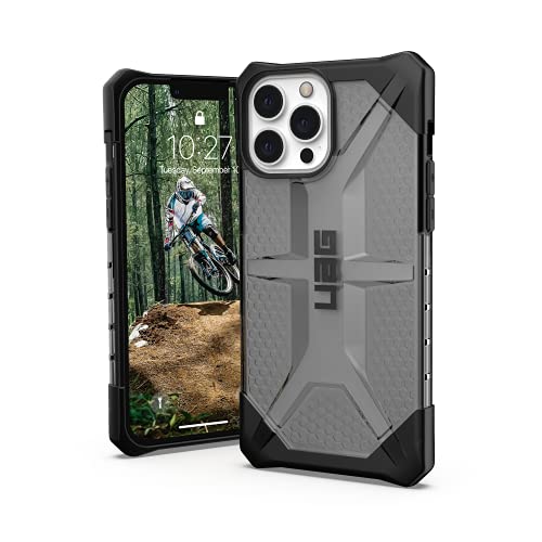 URBAN ARMOR GEAR UAG Designed for iPhone 13 Pro Max Case Grey Ash Rugged Lightweight Slim Shockproof Transparent Plasma Protective Cover, [6.7 inch Screen]