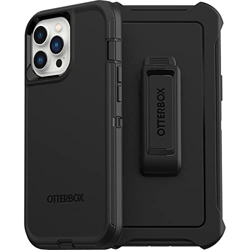 OTTERBOX DEFENDER SERIES SCREENLESS EDITION Case for iPhone 13 Pro Max & iPhone 12 Pro Max – BLACK