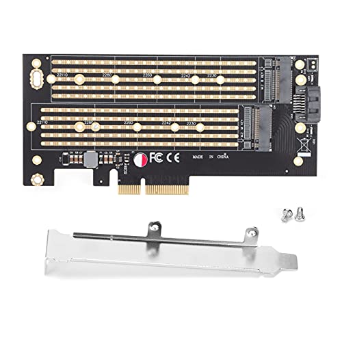 PCI‑E M.2 Adapter, B Key B+M Key SSD Expansion Card for Computer for Worker