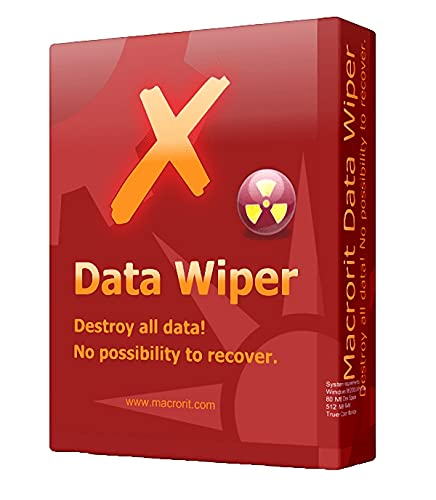 Disk Wiping Software – Macrorit Data Wiper Pro+ [Download] | Software Registration Code 1-24H Download link via Amazon Message/Email.