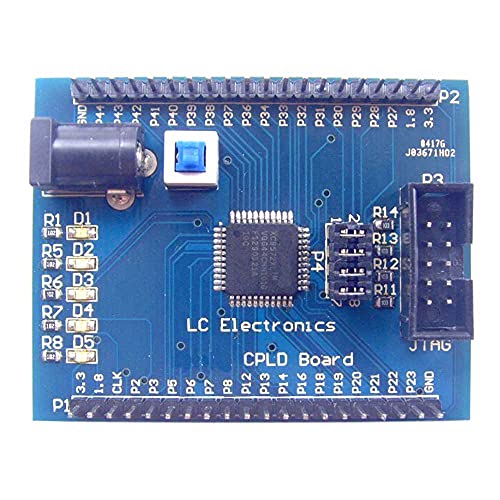 Rakstore XC9572XL CPLD Development Board Learning Board JTAG Interface DC Power Supply with Switch