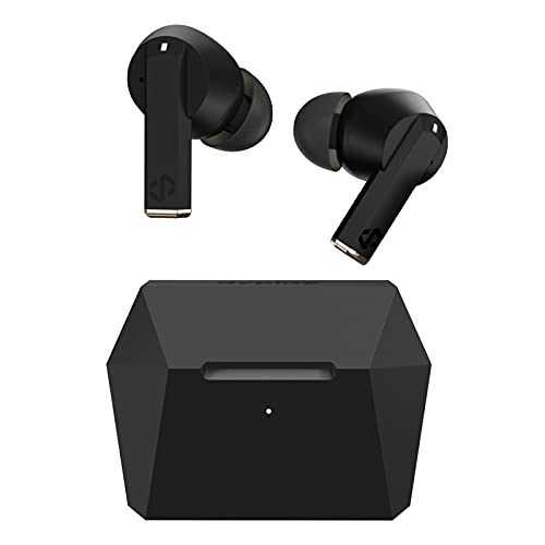 dyplay True Wireless Earbuds with Mic,Active Noise Cancelling Bluetooth 5.0 in-Ear Headphones with Premium Stereo Sound,Touch Control and Wireless Charge,Type C 10min Fast Charge 2H Playtime