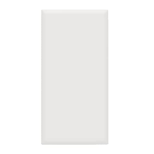 3D Anti-Collision Wall Padding for Kids, Removable Leather Cladded Décor Wall Bed Headboard for ​Tatami, Living Room, Bedroom, ​playroom, Baby Protector Wall Panels (White), 23.6 in x 11.8 in