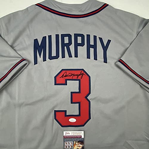Autographed/Signed Dale Murphy Atlanta Grey Baseball Jersey JSA COA | The Storepaperoomates Retail Market - Fast Affordable Shopping