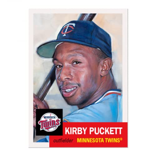 2021 Topps MLB The Living Set #405 Kirby Puckett Minnesota Twins Official Online Exclusive Baseball Card with LIMITED PRINT RUN and Red Facsimile Signature on Back (Stock Photo Used), Card is straight from Topps and in Near Mint to Mint Condition. Continu