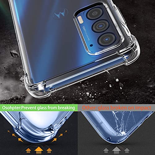 Osophter for Moto Edge 2021 Case,Moto Edge 5G UW Case Clear Transparent Flower Reinforced Corners TPU Shock-Absorption Flexible Cell Phone Cover for Motorola Moto Edge 2021(Clear) | The Storepaperoomates Retail Market - Fast Affordable Shopping