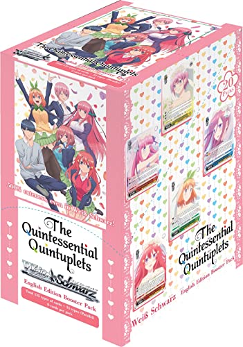 Weiss Schwarz The Quintessential Quintuplets Booster Box, English Edition, Pink