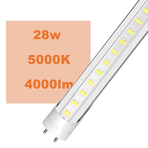 ONLYLUX T8 Led Bulbs 4 Foot – F32T8 28W 4000 Lumens(Super Bright) 5000K, T12 Led 4ft Flourescent Tube Led Replacement, Ballast Bypass, Dual-End Powered, Daylight 10 Pack | The Storepaperoomates Retail Market - Fast Affordable Shopping