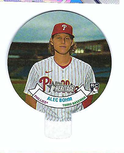 ALEC BOHM 2021 Topps Heritage ’72 Topps Candy Lid #8 Rookie Baseball Card RC Philadelphia Phillies