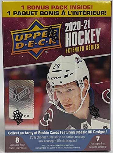 2020/21 Upper Deck Extended Series NHL Hockey BLASTER box (7 pks/bx)