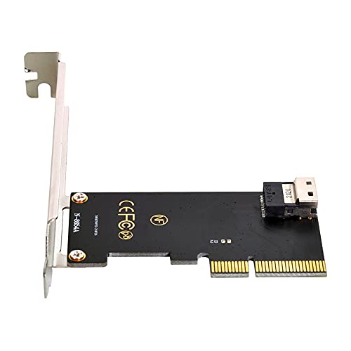 NFHK PCI-E 4X to U.2 U2 Kit SFF-8639 to SFF-8654 Slimline SAS NVME PCIe SSD Adapter for Mainboard
