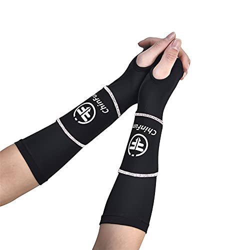 ChinFun Volleyball Arm Sleeves Passing Forearm Padded Sleeves with Protection Pads and Thumbhole volleyball training Gear for Kids Girls Youth Women 1 Pair
