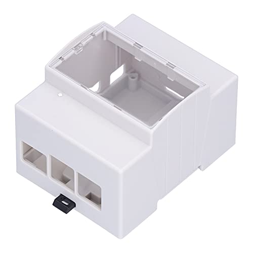 Eujgoov Raspberry Pi 4 Case Enclosure ABS Modular Box White Protective Case for Raspberry Pi 4 Model