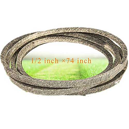 Make with Kevlar Lawn Mower Belt Replacement 1/2″ x 74″ for Toro 117-7641,Snapper 7043844, 7043844YP,AL-KOP 138710232,Murray 1001223, 1001223MA, 710232,Snapper 1-8236, 2-2252,7018236,7022252,7022252YP