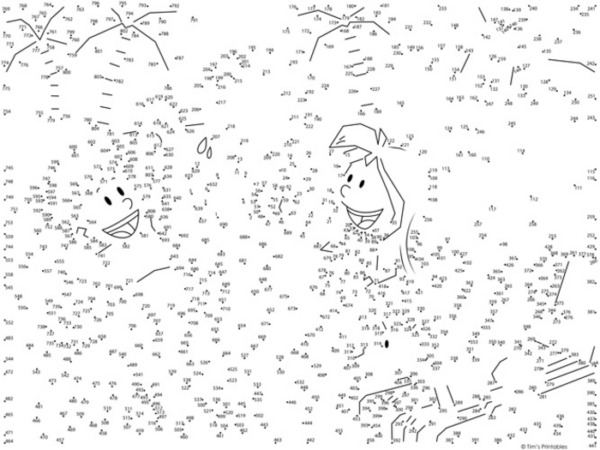 Summer Dot-to-Dot / Connect the Dots PDF