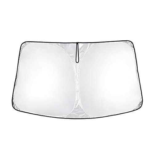 T TGBROS Custom Fit for Windshield Sun Shade 2021-2023 Ford Bronco Accessories(Not for Bronco Sport) Sun Visor Foldable Sun Protection Sun Shield Insulated Reflective Cover Block Heat and Sun