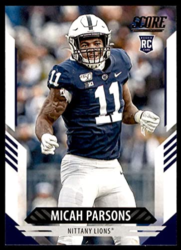2021 Score #350 Micah Parsons Penn State Nittany Lions Rookie Football Card
