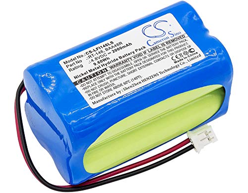 2000mAh/4.8V Replacement Battery for LFI Light Alarms BL93NC487 Lights Emergency Light Daybrite Emergi-Lite BAA48R BL93NC487 RT-146 BAA48R